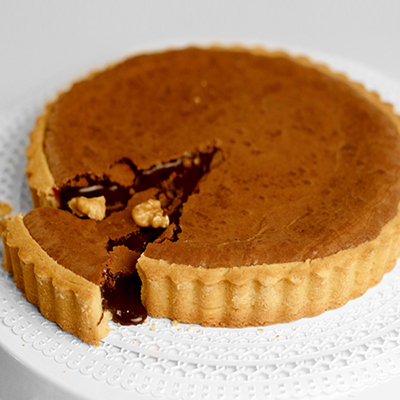 "GOOEY WALNUT FUDGE TART - 1kg (Labonel) - Click here to View more details about this Product